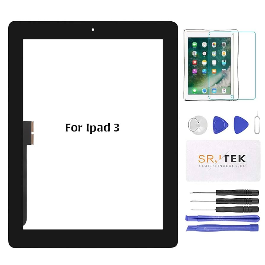 Amazon.co.jp: SRJTEK For iPad 3 画面交換修理用タッチパネル